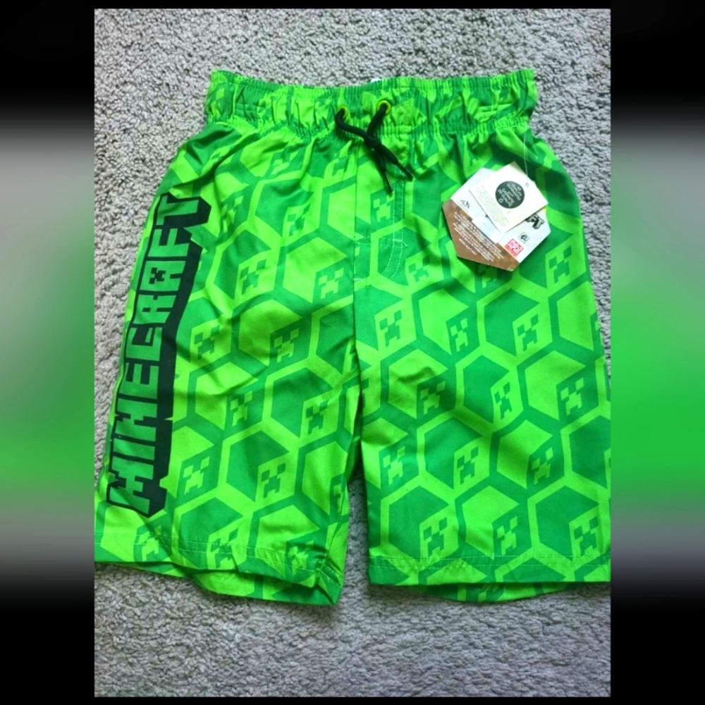 Minecraft swim shorts
